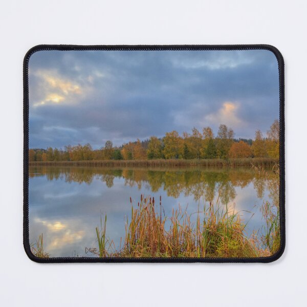 Item preview, Serene Autumn Lakeside View designed and sold by Veikko  Suikkanen.