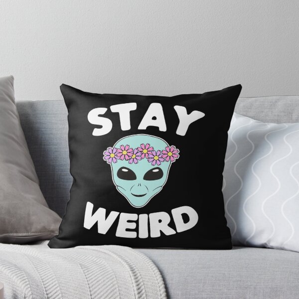 Item preview, Stay Weird t shirt Alien t shirt funny Alien head tee shirt designed and sold by ChillingNation.