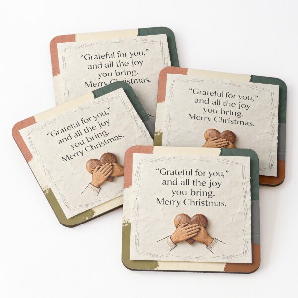 Item preview, Heartfelt Grateful Joy Christmas designed and sold by Linnea-Arts.