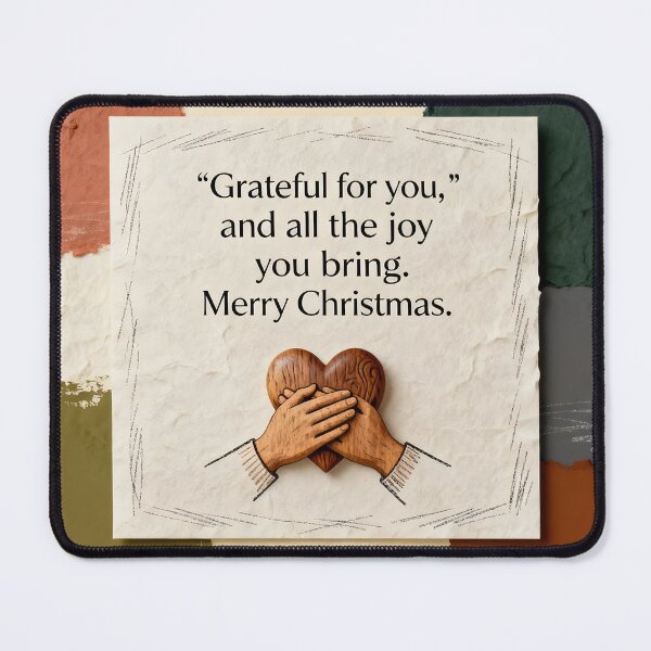 Item preview, Heartfelt Grateful Joy Christmas designed and sold by Linnea-Arts.
