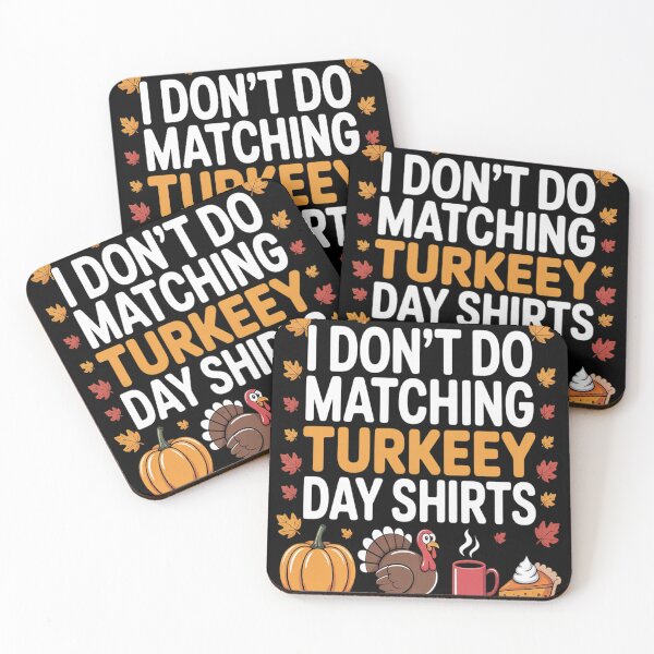 Item preview, Thanksgiving Couple Funny I Don't Do Matching Turkey Day designed and sold by VladoZork.
