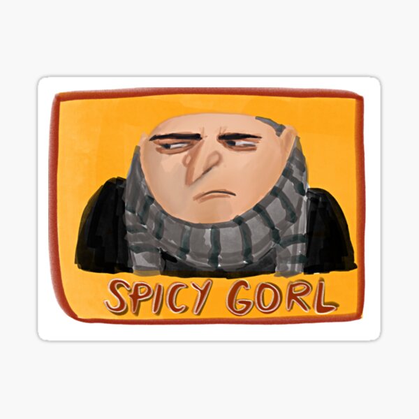 Gru meme Sticker for Sale by Eddlela