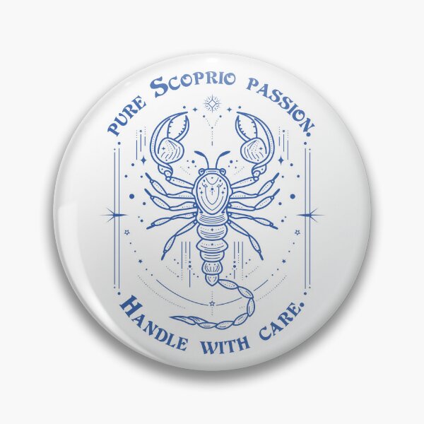 Item preview, Pure Scorpio Passion – Handle With Care | Scorpio Zodiac Design designed and sold by GraphicGreets.