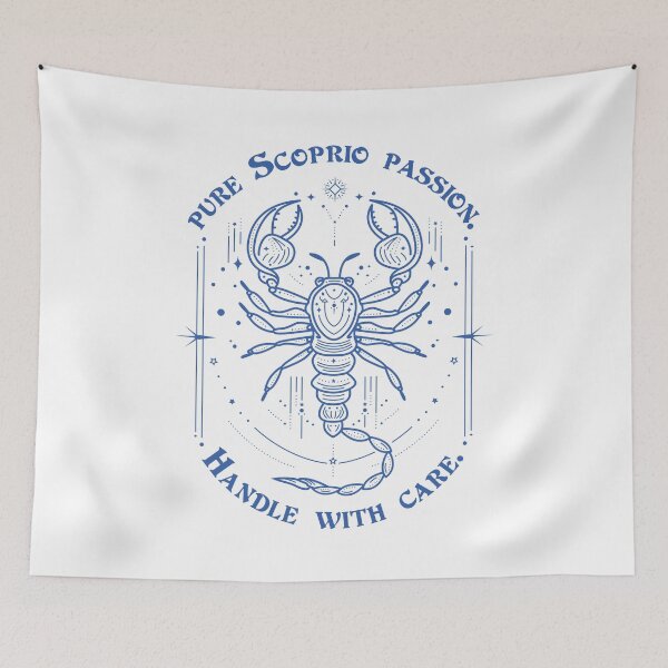 Item preview, Pure Scorpio Passion – Handle With Care | Scorpio Zodiac Design designed and sold by GraphicGreets.