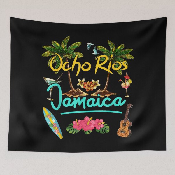Item preview, Ocho Rios Jamaica Beach Summer Palm Surf designed and sold by SlogariArt.