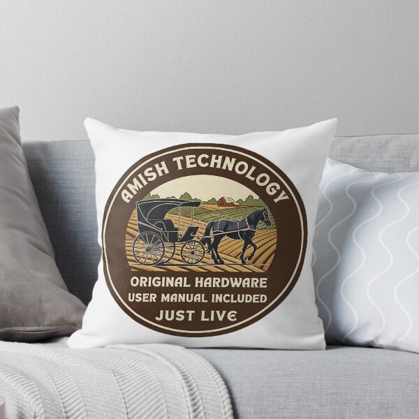 Artikelvorschau, Amish Technology – Original-Hardware – Lustiges Retro-Design mit Pferdekutsche entworfen und verkauft von RedDelaney.