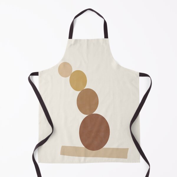 Item preview, Minimal Abstract Shapes with Earthy Tones Geometric Balance Art designed and sold by NiceDigital.