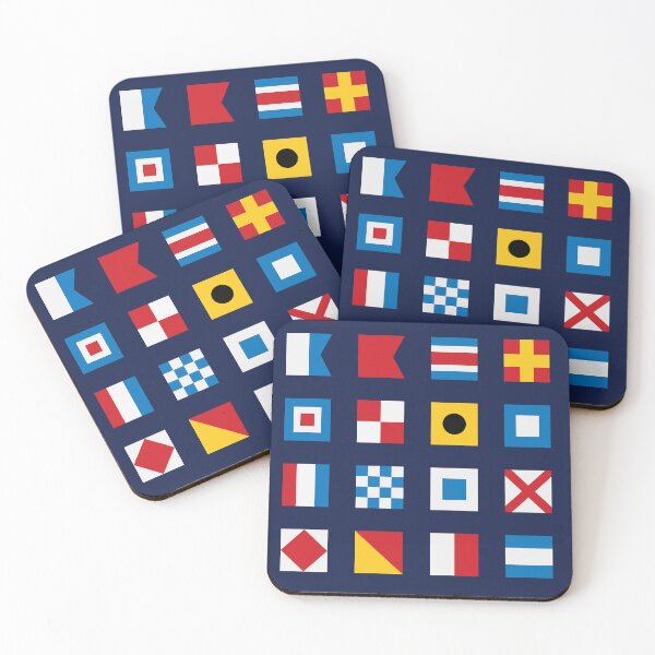 Item preview, Nautical flags, sailing, Maritime signal flags designed and sold by CaptainDell.