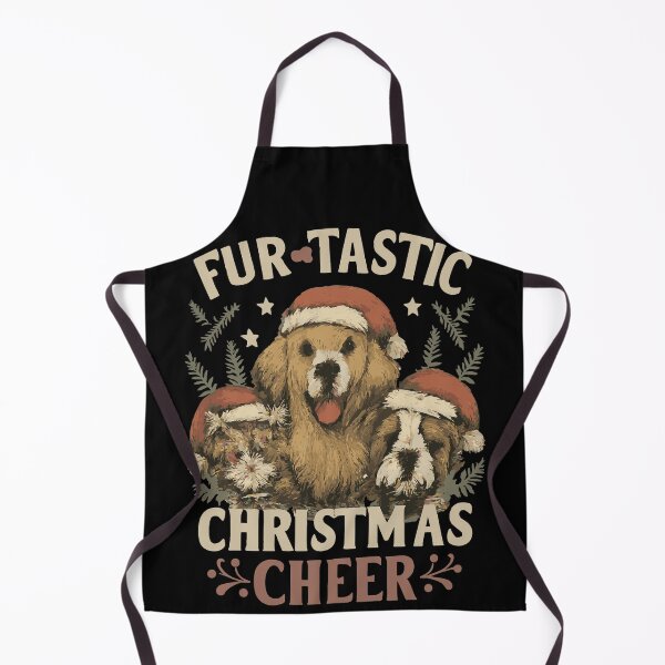Item preview, Fur-tastic Christmas Cheer - Cute Dogs Holiday Design designed and sold by DavidTeeStudio.