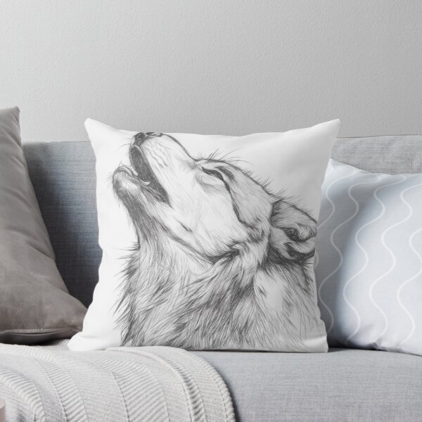 Item preview, Howling Wolf designed and sold by Leon Woods Pencil Art.