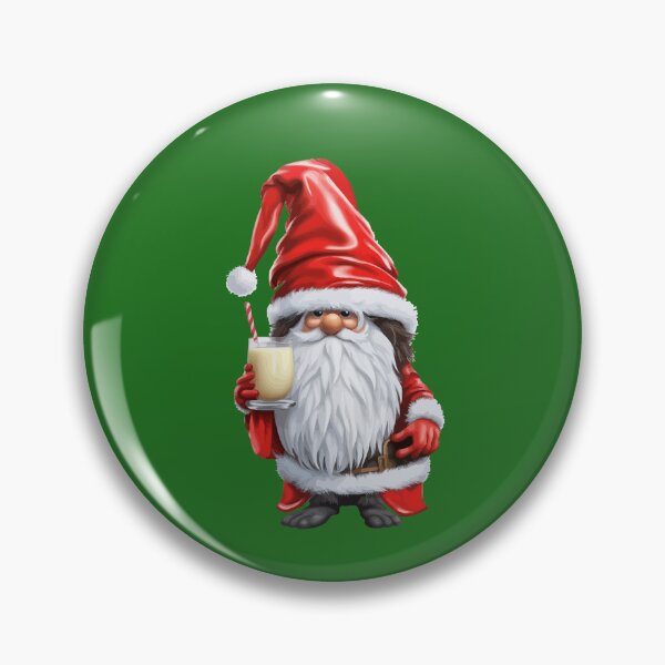Item preview, Norwegian Nisse Gnome Gonk Holding A Glass Of Egg Nog designed and sold by taiche.