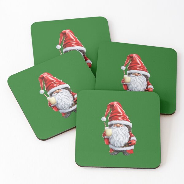 Item preview, Norwegian Nisse Gnome Gonk Holding A Glass Of Egg Nog designed and sold by taiche.