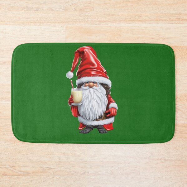 Item preview, Norwegian Nisse Gnome Gonk Holding A Glass Of Egg Nog designed and sold by taiche.
