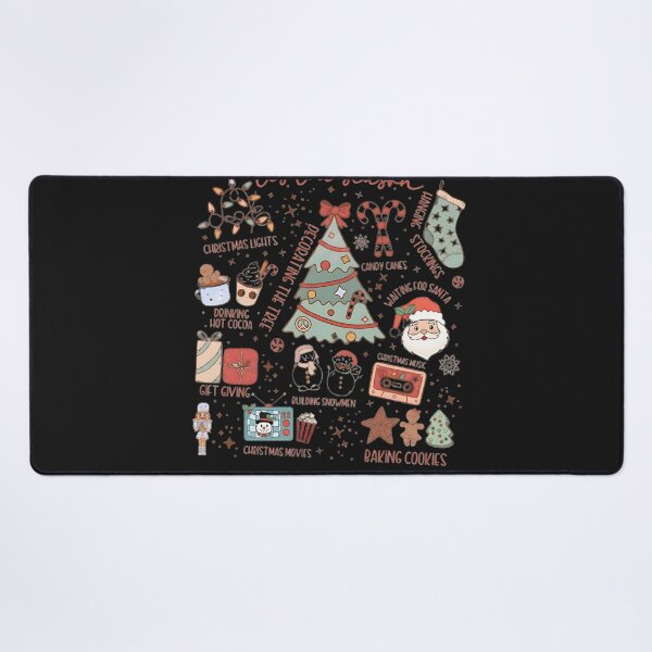 Item preview, Tis The Season Christmas Activities Retro Holiday Illustration designed and sold by wayejgo.