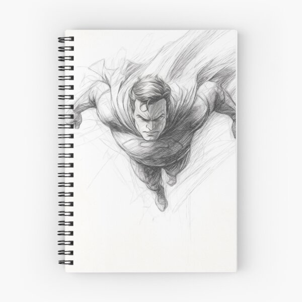 Item preview, Dynamic Superhero Sketch designed and sold by Leon Woods Pencil Art.