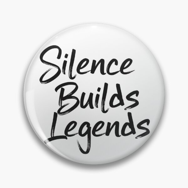 Item preview, Silence Builds Legends – Bold Graffiti Brush Script | Minimal Streetwear Quote designed and sold by Happyfreedom.