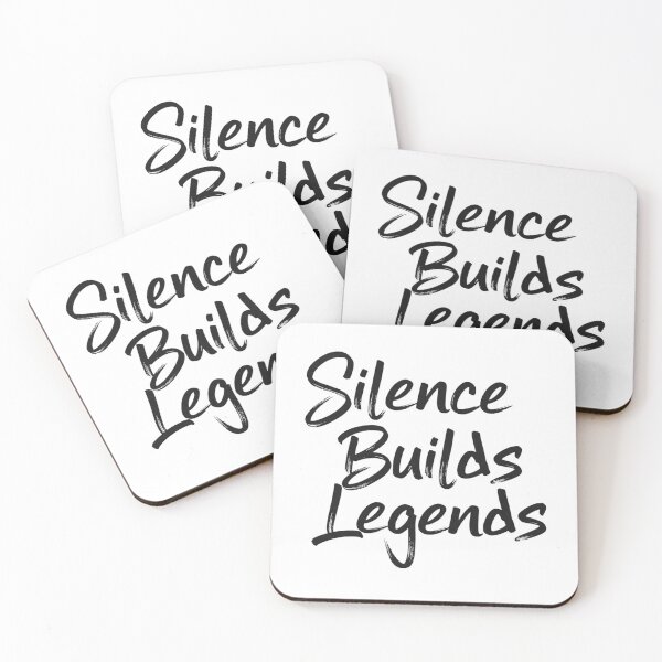 Item preview, Silence Builds Legends – Bold Graffiti Brush Script | Minimal Streetwear Quote designed and sold by Happyfreedom.