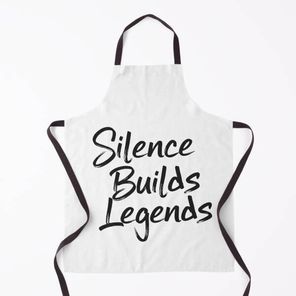 Item preview, Silence Builds Legends – Bold Graffiti Brush Script | Minimal Streetwear Quote designed and sold by Happyfreedom.