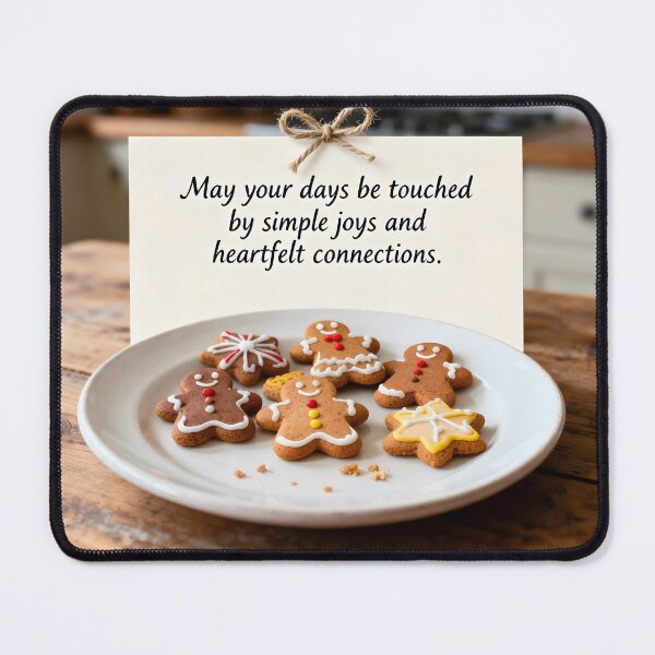Item preview, Rustic Gingerbread Simple Joys Christmas designed and sold by Linnea-Arts.