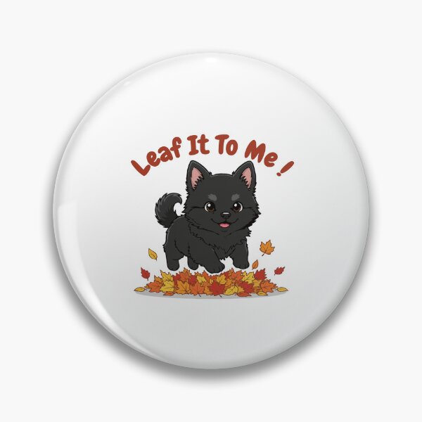 Artikelvorschau, Leaf It To Me Schipperke Hund läuft in Herbstblättern süßer Herbst entworfen und verkauft von The Real Life Symphony.