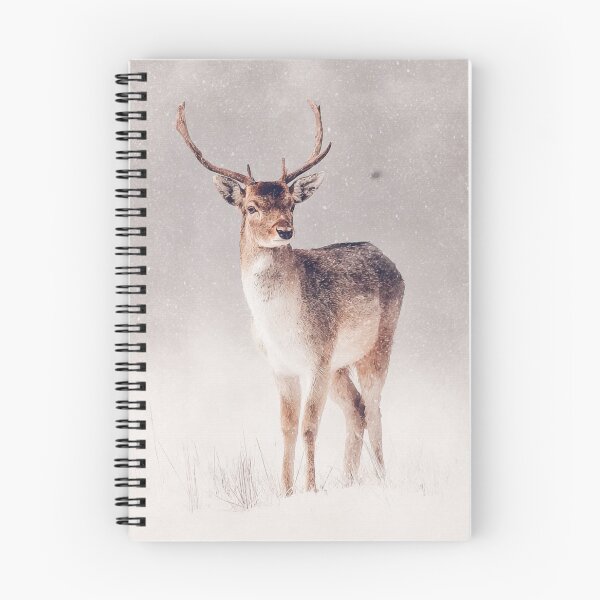 Item preview, Winter Deer Poster designed and sold by NicolasGlowArt.