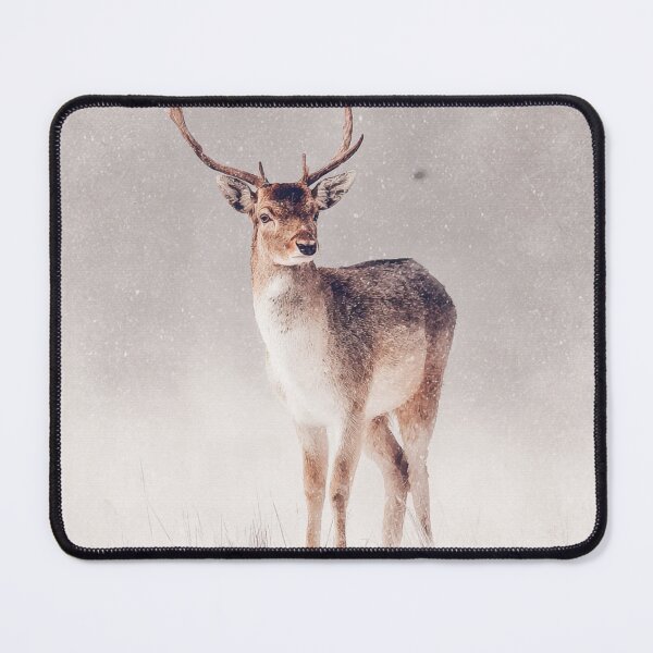 Item preview, Winter Deer Poster designed and sold by NicolasGlowArt.