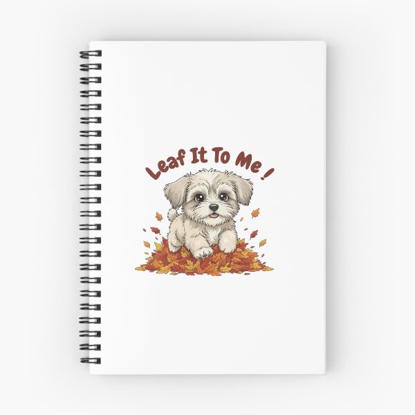 Item preview, Leaf It To Me Tibetan Terrier Dog Running in Fall Leaves Cute Autumn designed and sold by The Real Life Symphony.