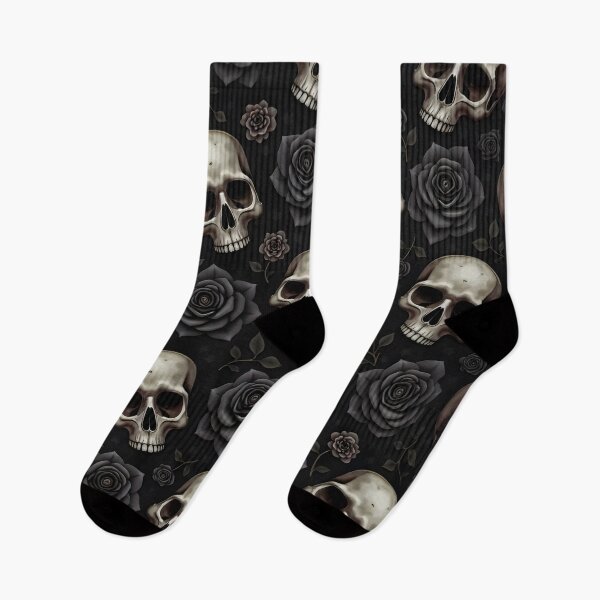 Item preview, Calavera y rosas designed and sold by JacquiTaylorArt.