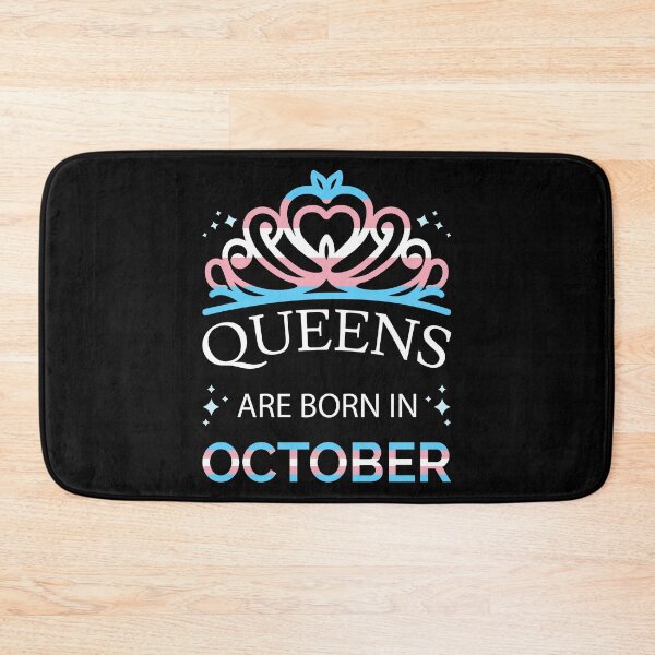 Item preview, Trans Queens Are Born In October I - Pride Flag Colors designed and sold by Lemon Pepper.