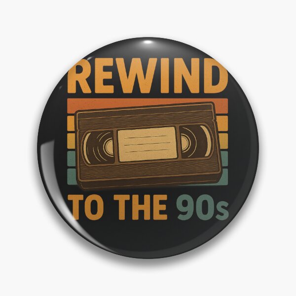 Item preview, Rewind to the 90s – Retro VHS Nostalgia Design designed and sold by SablePL.