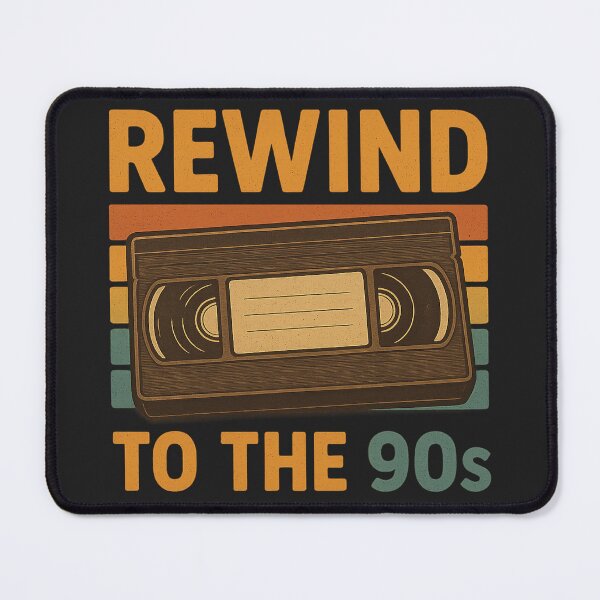 Item preview, Rewind to the 90s – Retro VHS Nostalgia Design designed and sold by SablePL.