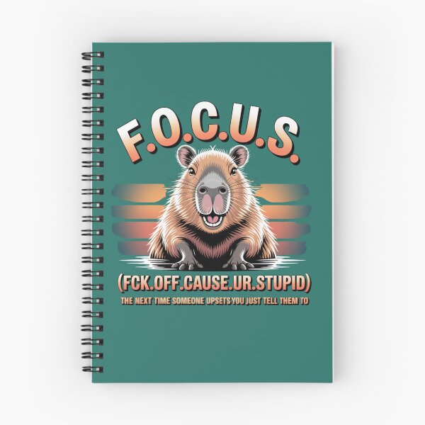 Item preview, Capybara Meme Shirt - F.O.C.U.S. Funny Animal designed and sold by RDRdesign.