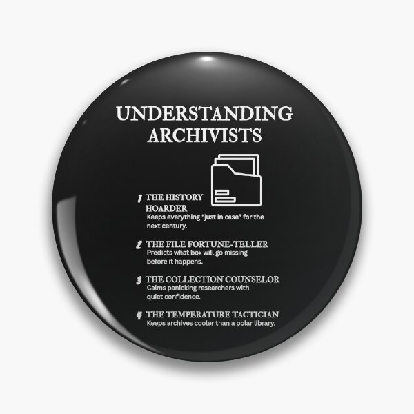 Item preview, Understanding Archivists – The Organized Chaos Edition – Black designed and sold by PsyFlow35.