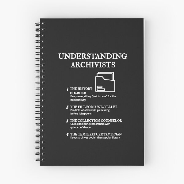 Item preview, Understanding Archivists – The Organized Chaos Edition – Black designed and sold by PsyFlow35.