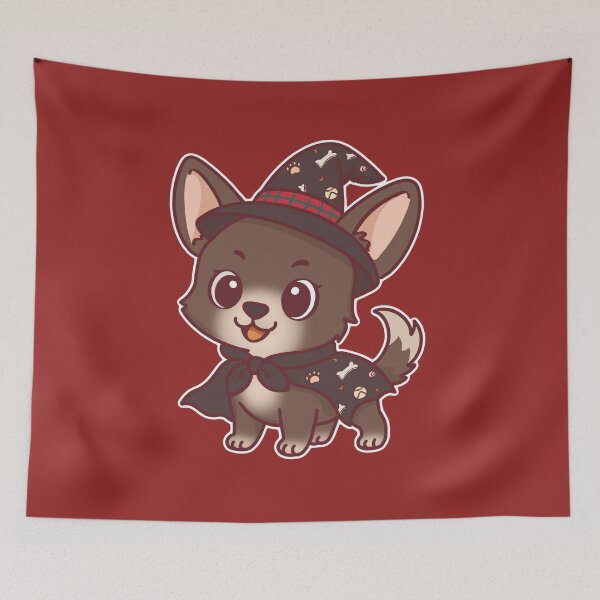 Item preview, Cute Witchy Chihuahua | Halloween & Christmas Magic Dog designed and sold by BGMeYou.