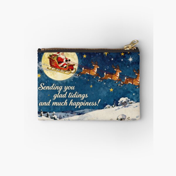 Item preview, 1920s Storybook Santa And Reindeer Flight designed and sold by Linnea-Arts.