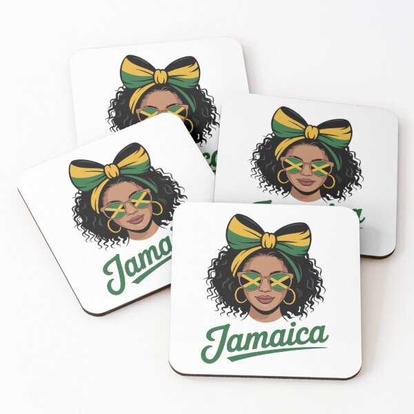 Item preview, Jamaican Girl Jamaica Flag Pride  designed and sold by SlogariArt.