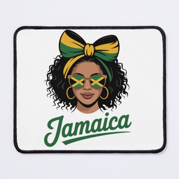 Item preview, Jamaican Girl Jamaica Flag Pride designed and sold by SlogariArt.