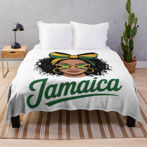 Item preview, Jamaican Girl Jamaica Flag Pride designed and sold by SlogariArt.