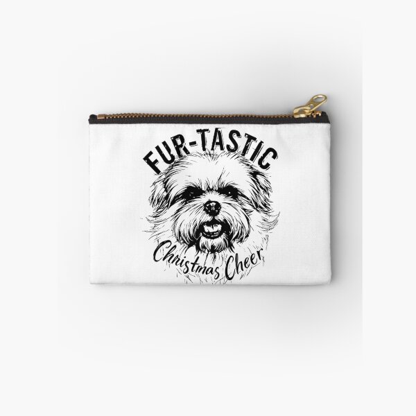 Item preview, Fur-tastic Christmas Cheer – Black & White Dog Sketch Design designed and sold by DavidTeeStudio.
