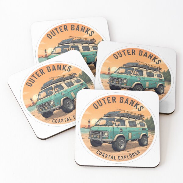Item preview, Coastal Explorer – Outer Banks Adventure Sticker designed and sold by AwsomeStore.