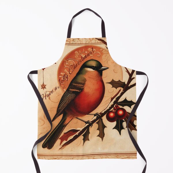Item preview, Jolly Christmas Bird: Retro Christmas Joy | Gift for Christmas | Jolly Christmas | Vintage Winter Holiday Art | Vintage Bird Artwork designed and sold by UnhingedBird.