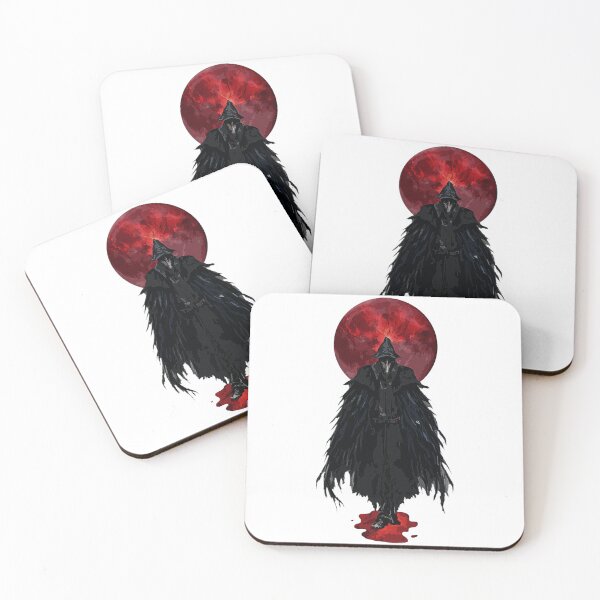 Item preview, Bloodborne Hunter And Blood Moon  designed and sold by Thunderrrrr123.