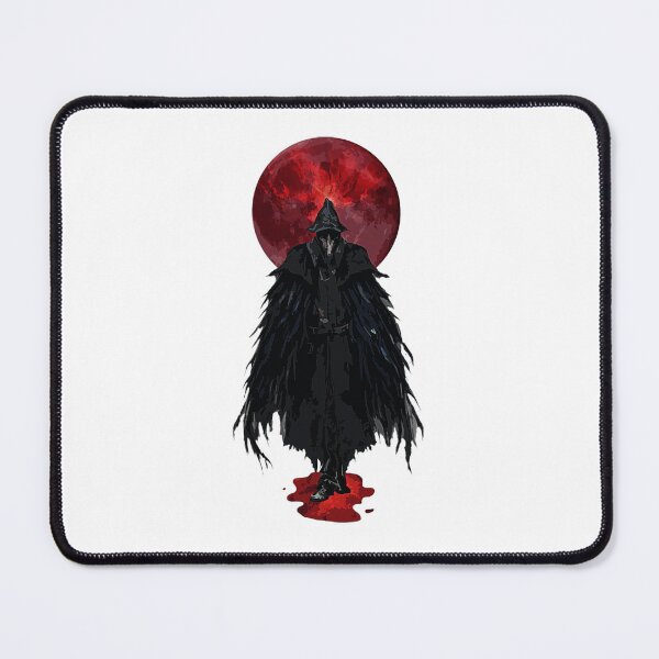 Item preview, Bloodborne Hunter And Blood Moon  designed and sold by Thunderrrrr123.