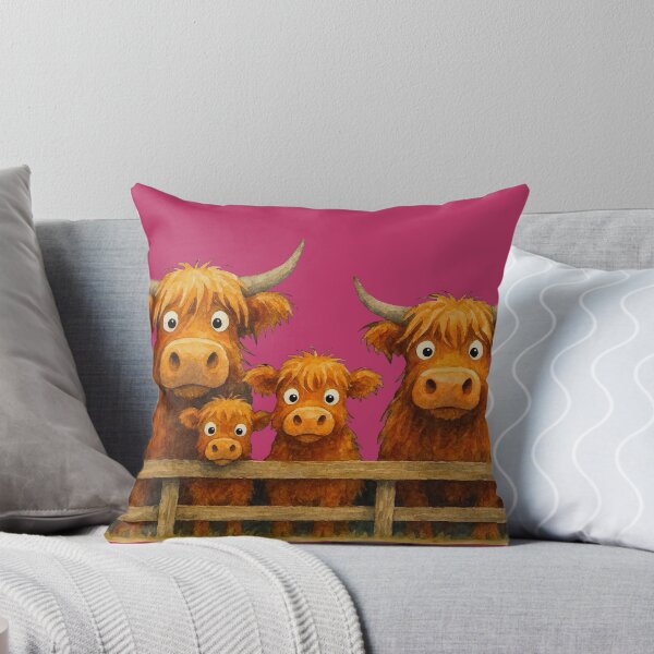 Item preview, Cute HiGHLaND CoW PRiNT SCoTTiSH ' The Ginger Berries ! ' Designs BY SHiRLeY MacARTHuR designed and sold by Shirley MacArthur Art.