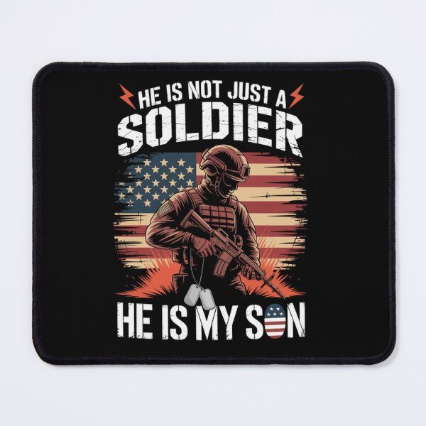 Item preview, Proud Soldier Parents Mom Dad He Is My Son designed and sold by SlogariArt.