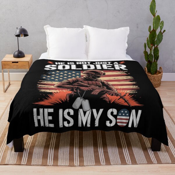 Item preview, Proud Soldier Parents Mom Dad He Is My Son designed and sold by SlogariArt.