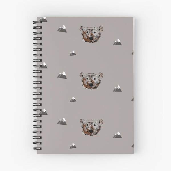 Artikelvorschau, Geometrische Brown Bear Woodland Bears entworfen und verkauft von SpottedBadger.