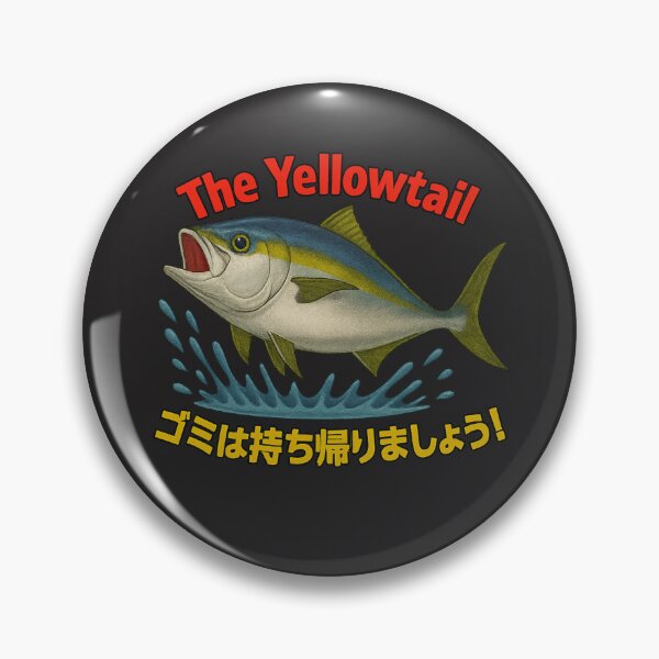 Item preview, The Yellowtail – Keep Our Oceans Clean | Fishing LIFE designed and sold by BlueFlowLab.