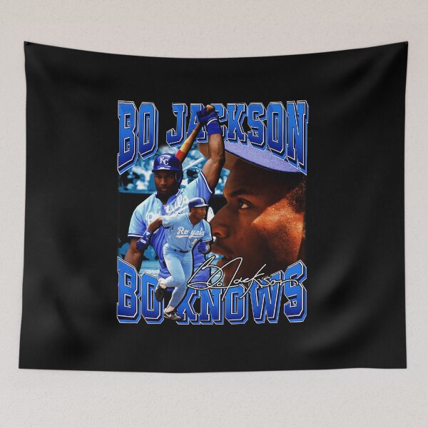 Item preview, Bo Jackson Bo Knows Signature Vintage Legend Baseball Football Bootleg Rap Style  designed and sold by Homealone914.